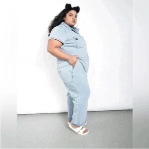 Wildfang The Essential Denim Utility Coverall NWT 1X